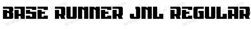 Base Runner JNL Regular字体转换